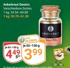 Gewürz Angebote von Ankerkraut bei GLOBUS Willich für 3,99 €