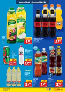 Coca Cola im Netto Marken-Discount Prospekt "Aktuelle Angebote" mit 65 Seiten (Wismar)