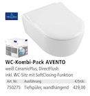 WC-Kombi-Pack AVENTO von Villeroy & Boch im aktuellen Holz Possling Prospekt