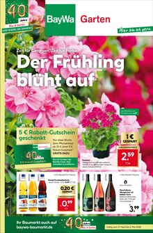 BayWa Bau- und Gartenmärkte Prospekt Der Frühling blüht auf mit 8 Seiten