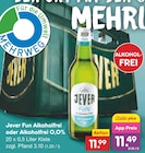 Fun Alkoholfrei oder Alkoholfrei 0,0% von Jever im aktuellen Netto Marken-Discount Prospekt für 11,49 €