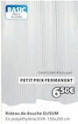 Rideau de douche - GUSUM en promo chez Jysk Sotteville-lès-Rouen à 6,50 €