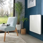 Promo Radiateur connecté électrique double cœur de chauffe GoodHome Sondrio blanc 1000W horizontal à 359,90 € dans le catalogue Castorama à Saint-Marcel-lès-Valence