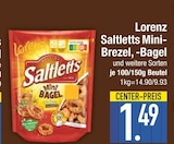 Saltletts Mini-Brezel von Lorenz im aktuellen EDEKA Prospekt für 1,49 €