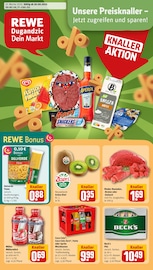 Aktueller REWE Prospekt mit Bier, "Dein Markt", Seite 1