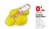 Citron - Prix Mini dans le catalogue U Express