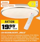 LED-Deckenleuchte Avalis bei OBI im Ludwigsburg Prospekt für 19,99 €