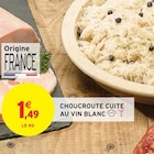 Choucroute cuite au vin blanc en promo chez Intermarché Super Reims à 1,49 €