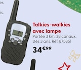 Talkies-walkies avec lampe en promo chez La Grande Récré Talkies-walkies avec lampe dans le catalogue La Grande Récré