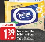 Aktuelles Feuchte Toilettentücher Angebot bei EDEKA in Duisburg ab 1,39 €