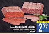Italienische Salami im EDEKA Prospekt Italienische Salami von Senfter im aktuellen EDEKA Prospekt für 2,79 €