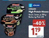 High-Protein-Mousse von EHRMANN im aktuellen ALDI SÜD Prospekt für 1,19 €