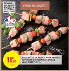 Brochette de porc extra tendre poivrons et tomates cerises - Jean Rozé - Intermarché à Montpellier Brochette de porc extra tendre poivrons et tomates cerises - Jean Rozé en promo chez Intermarché Montpellier à 11,90 €