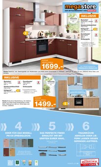 Backofen im Segmüller Prospekt "Moderne Küchen mega günstig" mit 14 Seiten (Wiesbaden)