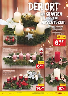 Adventskranz im Netto Marken-Discount Prospekt "Aktuelle Angebote" mit 51 Seiten (Mönchengladbach)