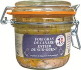 Foie Gras de Canard Entier Artisan Conserveur des Landes en promo chez Intermarché Niort à 12,79 €