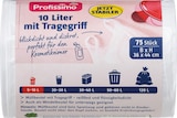 Müllbeutel 10 l mit Tragegriff für Kosmetikeimer von Profissimo im aktuellen dm-drogerie markt Prospekt