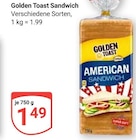 American Sandwich Angebote von Golden Toast bei GLOBUS Kaiserslautern für 1,49 €