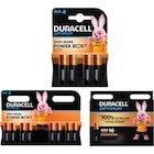 SUR TOUS LES PACKS DE PILES OPTIMUM - DURACELL en promo chez Carrefour Market Villeurbanne