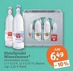Mineralwasser von RhönSprudel im aktuellen tegut Prospekt für 6,49 €