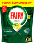 TABLETTE LAVE VAISSELLE FAIRY - FAIRY en promo chez Auchan Hypermarché Périgueux à 6,30 €