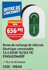 Borne de recharge de véhicule électrique connectable 7,4 à 22kw 16/32a tic evh5a22n400f dans le catalogue Screwfix