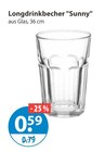 Longdrinkbecher "Sunny" Angebote bei V-Markt Augsburg für 0,59 €