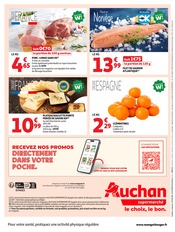 Promos Saumon dans le catalogue "OFFRES DU MOMENT" de Auchan Supermarché Saumon en promo dans le catalogue Auchan Supermarché à la page 8