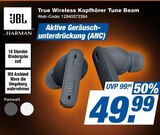 True Wireless Kopfhörer Tune Beam Angebote von JBL bei expert Königswinter für 49,99 €