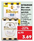 Aktuelles Bier oder Biermischgetränk Angebot bei Kaufland in Nordhausen ab 3,69 €