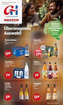 Bier im Huster Prospekt "Aktuelle Angebote" mit 9 Seiten (Gera)