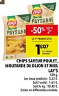 Chips saveur poulet, moutarde de Dijon et miel - Lay's dans le catalogue Supeco