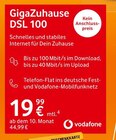 GigaZuhause DSL 100 bei expert im Gröditz Prospekt für 