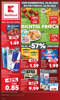 Fertiggerichte im Kaufland Prospekt "Hier bin ich richtig" mit 60 Seiten (Bonn)