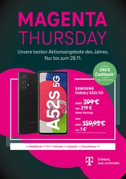 Telekom Shop Prospekt für Kiel mit 12 Seiten Telekom Shop Prospekt für Kiel: MAGENTA THURSDAY, 12 Seiten, 23.11.2022 - 28.11.2022