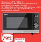 Mikrowelle mit Grill YC-PG204AE-S Angebote von Sharp bei GLOBUS Bad Homburg für 79,99 €