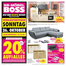 Aktueller SB Möbel Boss Neunkirchen (Saarland) Prospekt SB Möbel Boss Prospekt Neunkirchen (Saarland) "JETZT WIRD RICHTIG GESPART!" mit 12 Seiten