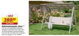 Aktuelle Gartensitzmöbel Angebote bei toom Baumarkt in Mannheim Aktuelles Hollywoodschaukel Runa Angebot bei toom Baumarkt in Mannheim ab 399,99 €