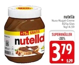 Aktuelle Nutella Angebote bei EDEKA in Passau Aktuelles Nuss-Nougat-Creme Angebot bei EDEKA in Passau ab 3,79 €