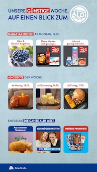 ALDI SÜD Prospekt der aktuellen Woche, gültig von 13.10.2025 bis 18.10.2025 Aktueller ALDI SÜD Prospekt "Gutes für Alle." mit 38 Seiten