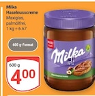 Haselnusscreme im Angebot bei GLOBUS in Hof Haselnusscreme Angebote von Milka bei GLOBUS Hof für 4,00 €