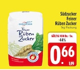 Feiner Rüben Zucker von Südzucker im aktuellen EDEKA Prospekt für 0,66 €