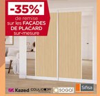 Gedimat Marciac - Promo -35% de remise sur les Façades de placard sur-mesure Promo -35% de remise sur les Façades de placard sur-mesure à dans le catalogue Gedimat à Marciac