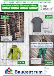 Aktueller i&M BauCentrum Baumarkt Prospekt in Langendorf und Umgebung, "Offizieller Partner der Leibwächter Workwear." mit 2 Seiten, 29.04.2024 - 28.06.2024