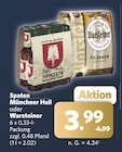 Münchner Hell Angebote von Spaten bei combi Neustadt für 3,99 €