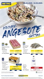 Metro Supermarkt Prospekt der aktuellen Woche mit 19 Seiten, gültig von 05.04.2025 bis 10.05.2025, in Großbeeren und Umgebung Aktueller Metro Supermarkt Prospekt in Großbeeren und Umgebung, "Wochenangebote Gastro" mit 19 Seiten, 05.04.2025 - 10.05.2025
