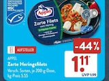 Zarte Heringsfilets Angebote von APPEL bei ALDI SÜD Bottrop für 1,11 €