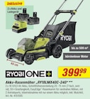 Aktuelles Akku-Rasenmäher RY18LMX40C-240 Angebot bei toom Baumarkt in Ludwigshafen (Rhein) ab 399,99 €