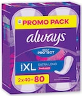 Protege slips ou serviettes - Always - Super U Protege slips ou serviettes - Always à 3,05 € dans le catalogue Super U
