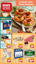 Aktueller REWE Supermarkt Prospekt in Oppenweiler und Umgebung, "Dein Markt" mit 30 Seiten, 11.08.2025 - 16.08.2025